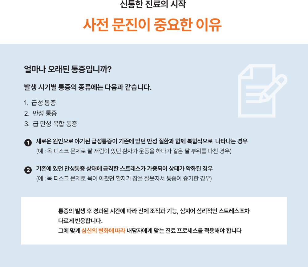 사전문진이 중요한 이유
