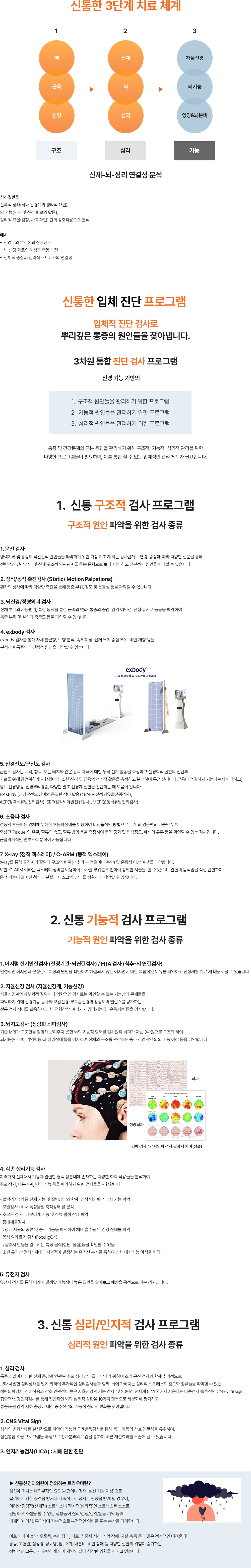 신통한 입체 진단 프로그램